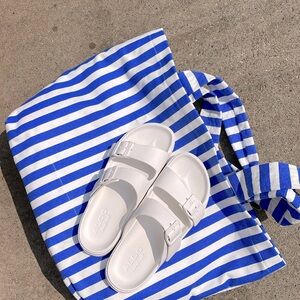 Aldo Love Planet White EVA Slide Sandals Eteiven Minimalist Comfort Sustainable